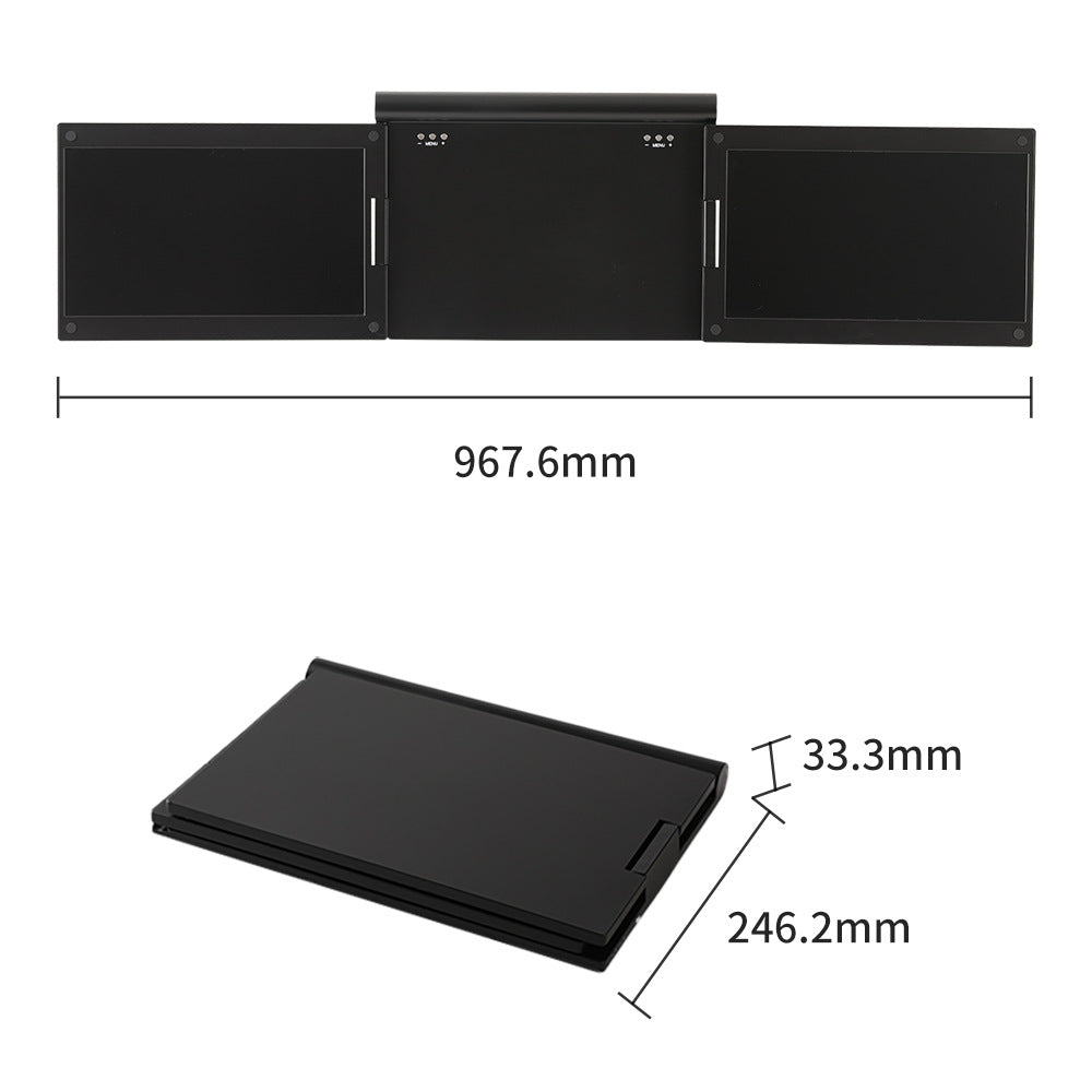 Portable Dual Screen Monitor for Laptop – Boost Productivity | Verzaa