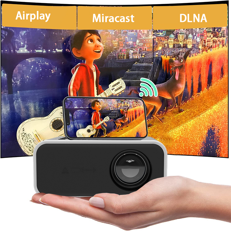 Mini LED Wireless Projector – Portable HD Home Theater | Verzaa