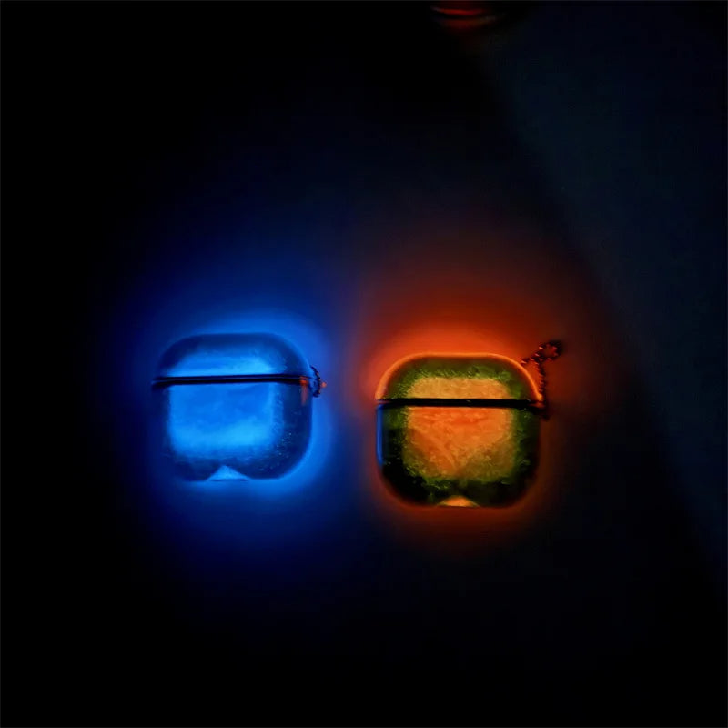 Verzaa Luminous Quicksand Earphone Case Cover – Sparkle, Shine, and Protect Your AirPods