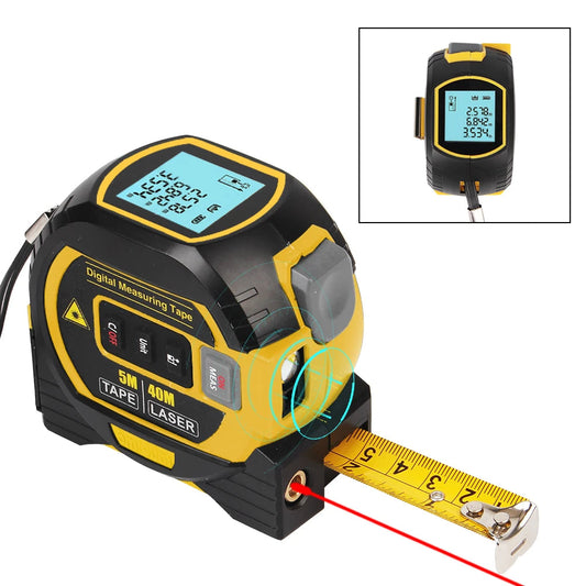 Laser Measure Tape – 3 in 1 Digital, Laser & Roller Tool | Verzaa