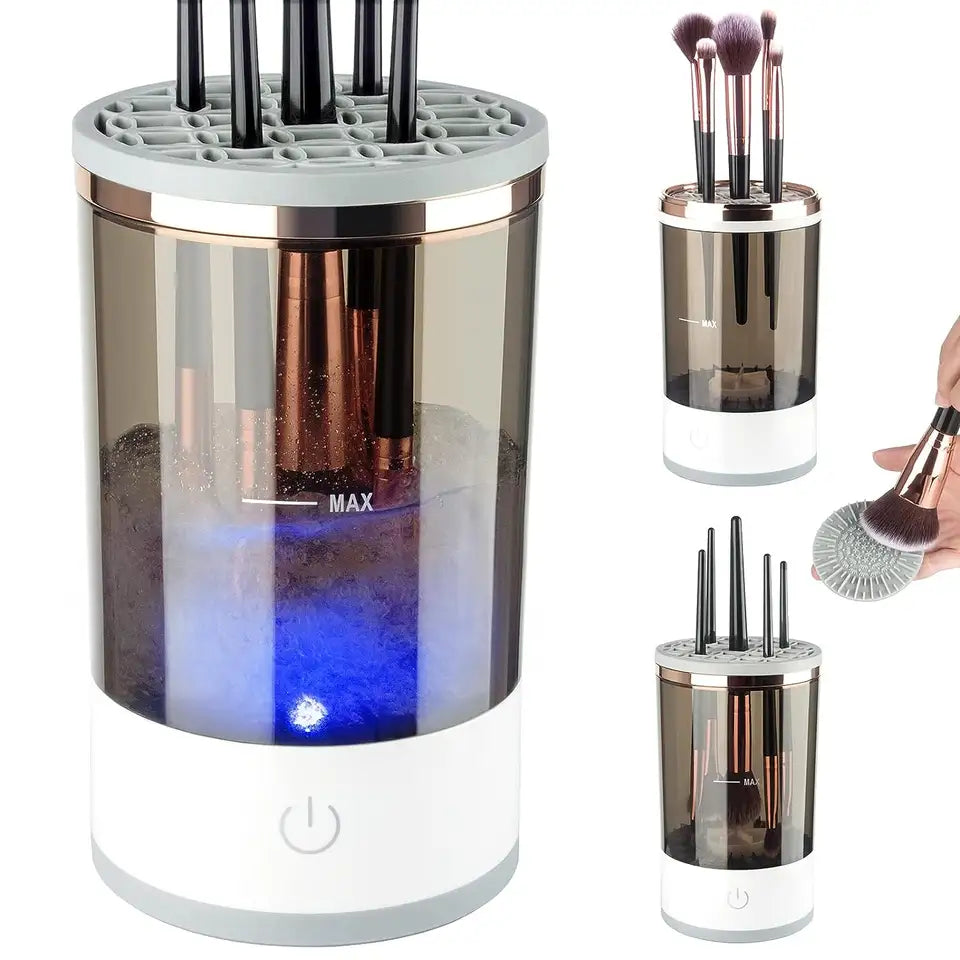 Automatic Electric Makeup Brush Cleaner – Fast & Easy Cleaning  Verzaa